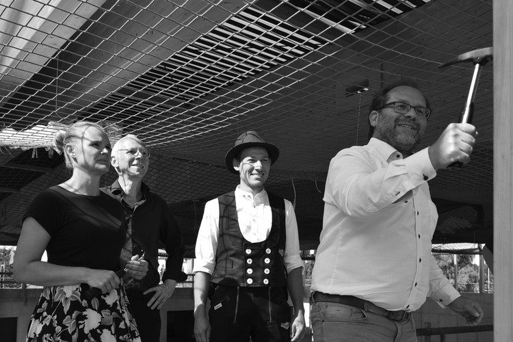 Richtfest Sporthalle Nauen