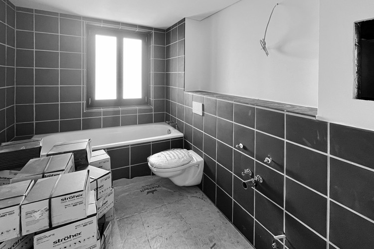 Baufortschritt in der Delitzscher Straße