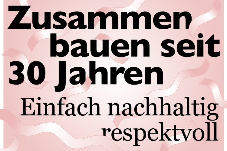 30 Jahre W&V Architekten