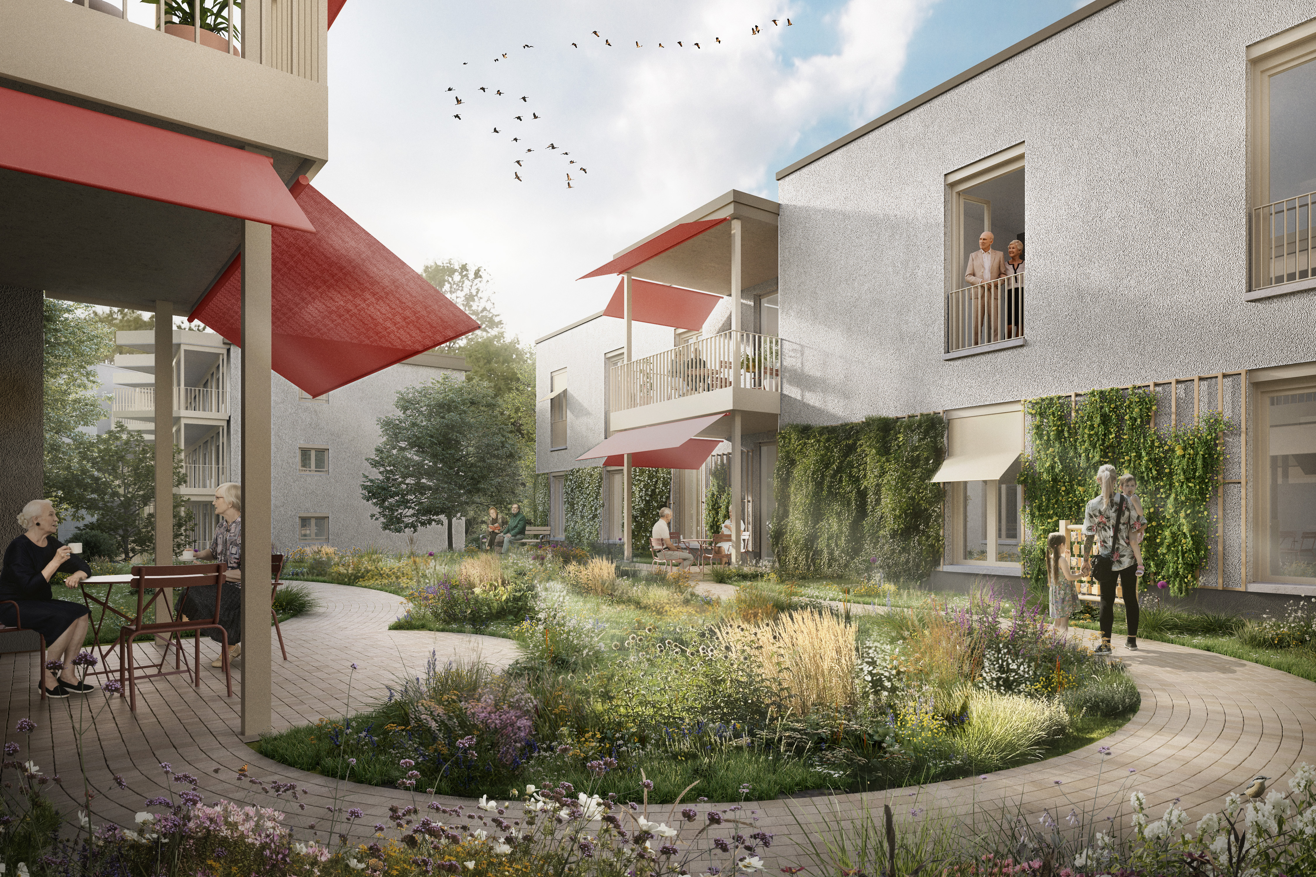 Visualisierung Innenhof